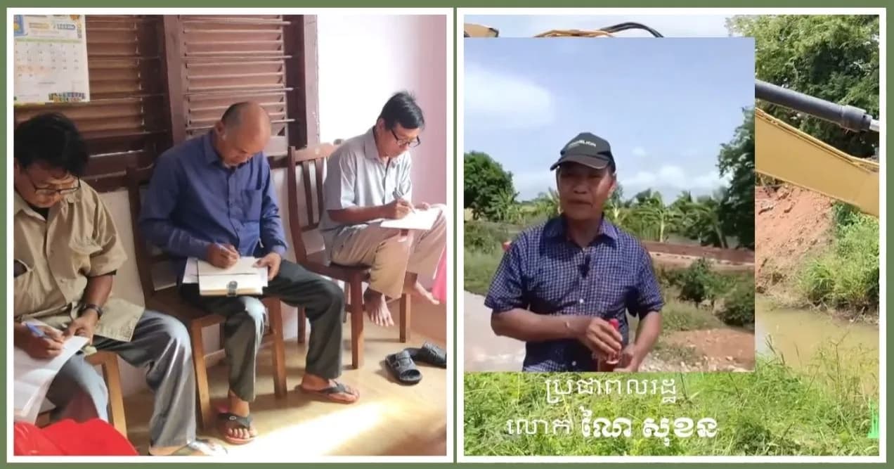 អាជ្ញាធរឃុំធិបតី សម្រេចដាក់លូ ១០ កង់ ឆ្លងកាត់ប្រឡាយជូនប្រជាពលរដ្ឋ លោកណៃ សុខន ក្រោយជួបដោះស្រាយ