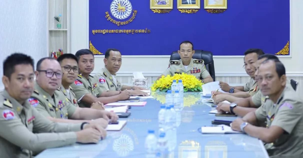 លោកឧត្តមសេនីយ៍ត្រី សឿម សារិទ្ធ បានចាត់តំណាងអញ្ជើញចូលរួមកិច្ចប្រជុំត្រួតពិនិត្យ និងជំរុញការអនុវត្តអនុក្រឹត្យលេខ ០៣ អនក្រ.បក និងប្រកាសអន្តរក្រសួងស្ដីពីនីតិវិធីនៃការផាកពិន័យ និងការបែងចែក ចំណូលពីការផាកពិន័យចំពោះម្ចាស់ ឬអ្នកគ្រប់គ្រងទីតាំងរស់នៅប្រមូលផ្តុំ