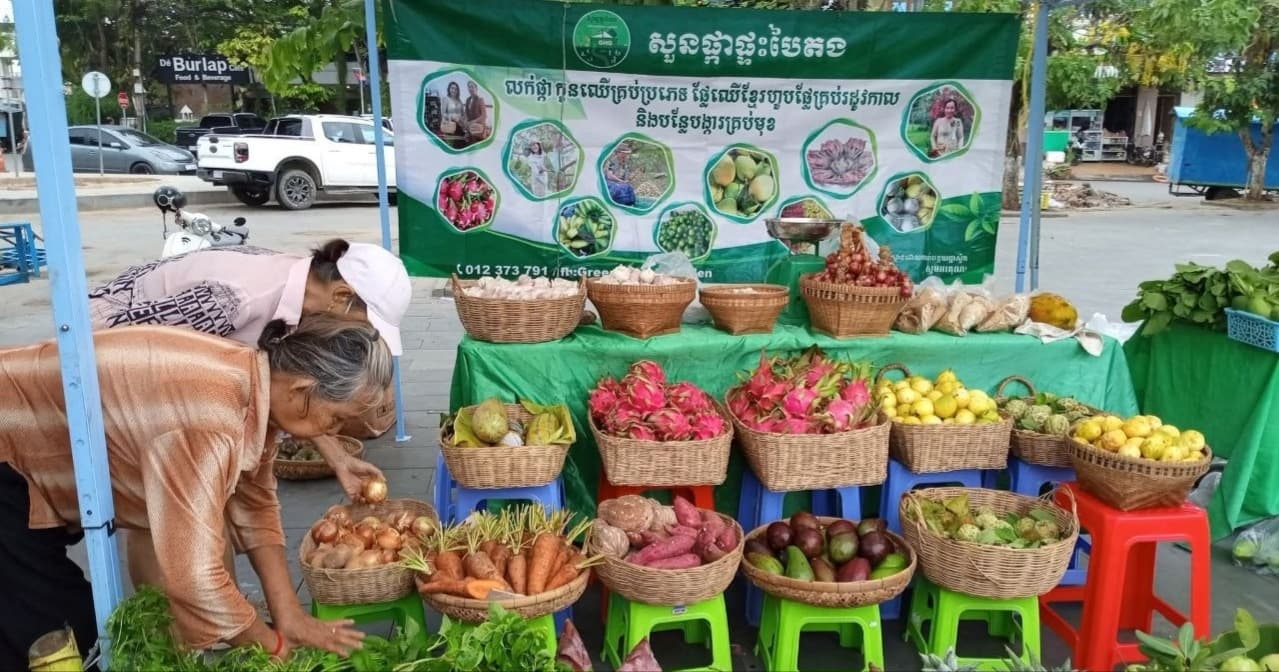 ផ្សារផលិតផលខ្មែរខេត្តកណ្តាល បាននឹងកំពុងដំណើរការលក់ផលិតផលខ្មែរ