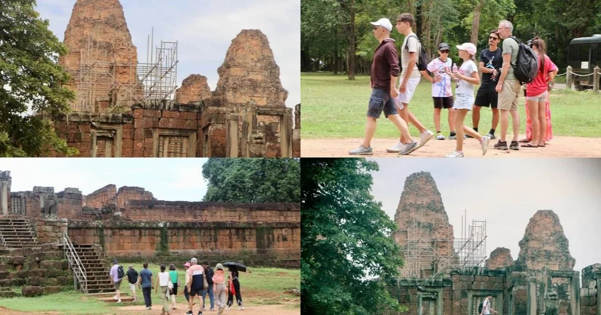 ប្រាសាទមេបុណ្យខាងកើត បង្ហាញសម្រស់ដ៏ស្រស់ត្រកាល ជាមួយទេសភាពបៃតងនារដូវវស្សា ទាក់ទាញភ្ញៀវទេសចរ