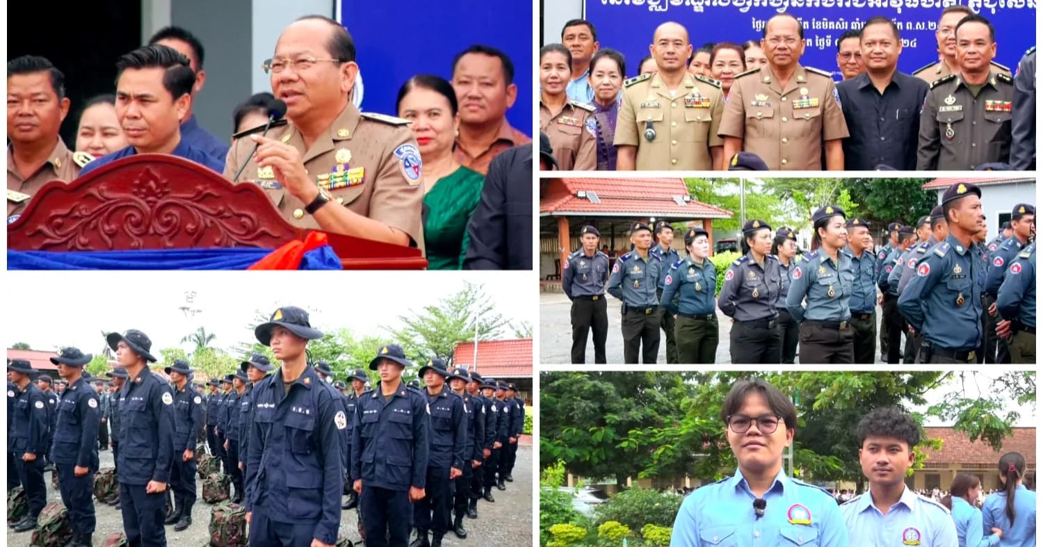 យុវជនខេត្តកំពតថាកាតព្វកិច្ចយោធាជាឱកាសអភិវឌ្ឍន៍ខ្លួននិងរួមចំណែកការពារបូរណភាពទឹកដី