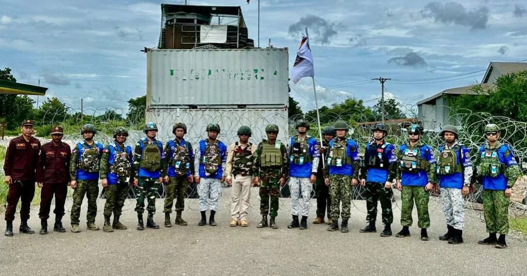 AOT ចុះសង្កេតការណ៍ផ្ទៀងផ្ទាត់ រាយការណ៍ និងត្រួតពិនិត្យការដាក់ពង្រាយទូកុងតឺន័រកាន់កាប់ដោយខុសច្បាប់របស់យោធាថៃ នៅទីតាំងចំនួន១៤ នៅច្រកបឹងត្រកួន