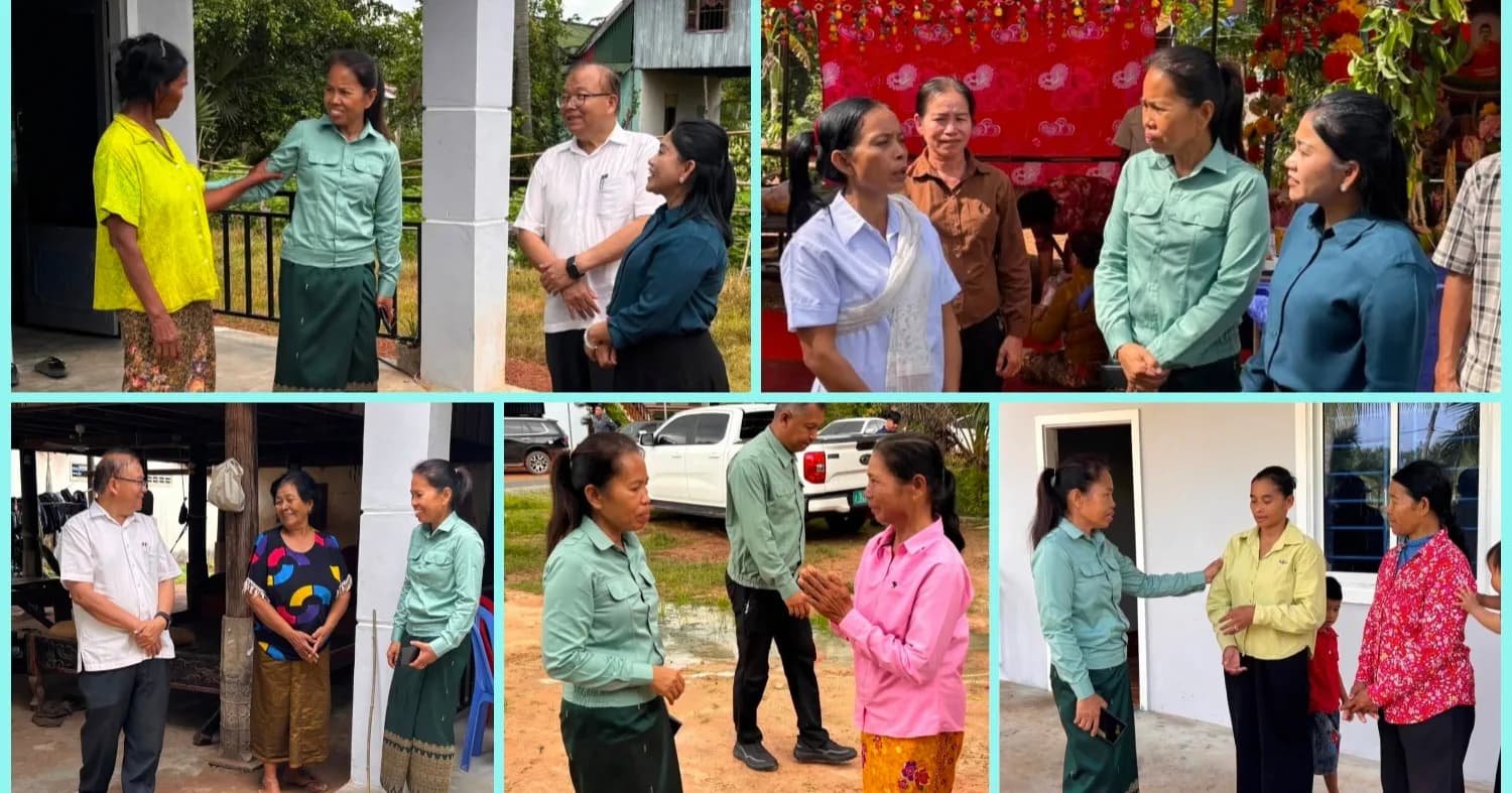 អភិបាលស្រុកជុំគិរី អញ្ជើញជួបសំណេះសំណាលជាមួយប្រជាពលរដ្ឋ និងអតីតយុទ្ធជនដែលទទួលបានផ្ទះថ្មី