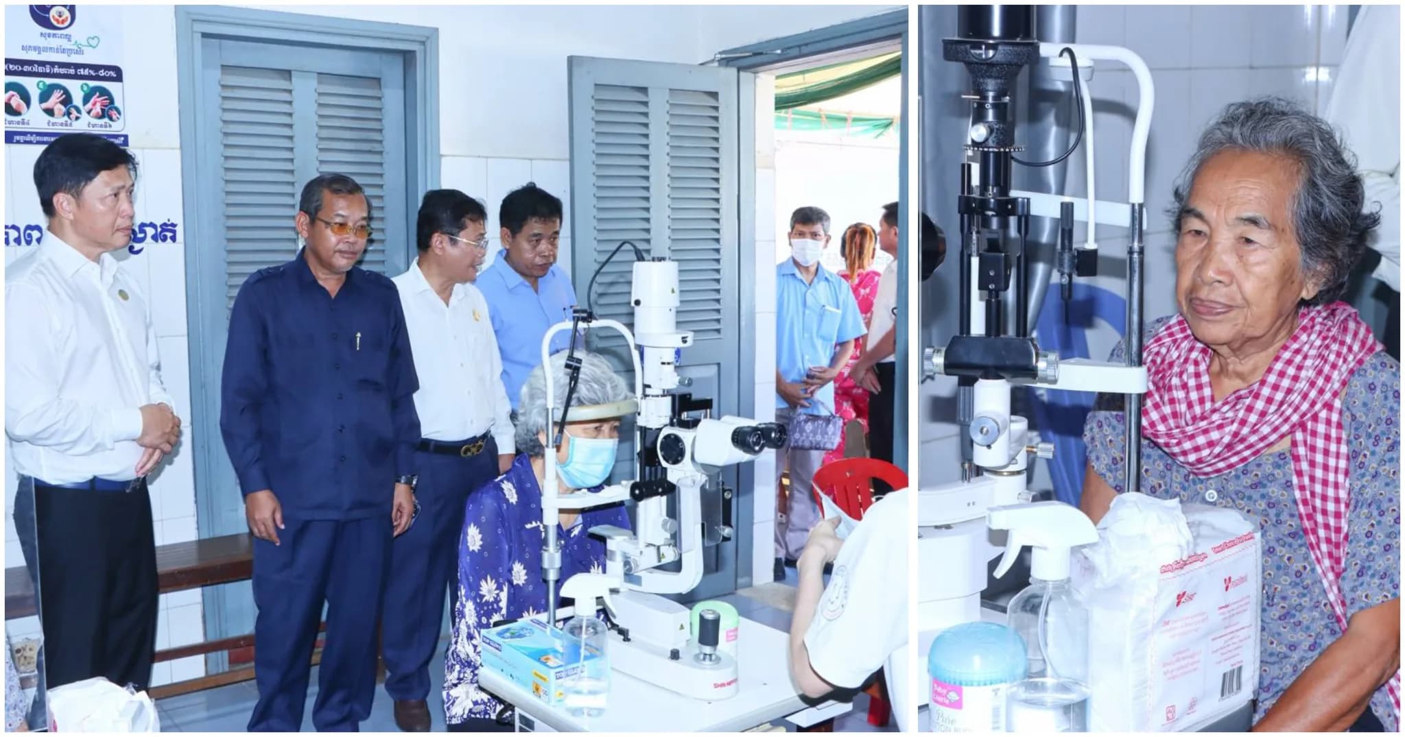 មន្ទីរពេទ្យព្រះអង្គឌួងសហការជាមួយមូនិធិហ្វេដហូឡូប្រទេសអូស្ត្រាលីបានរៀបចំ ពិធីពិនិត្យសុខភាពភ្នែក ផ្តល់វ៉ែនតា និងវះកាត់ភ្នែកជូនប្រជាពលរដ្ឋដោយឥតគិតថ្លៃ នៅមន្ទីរ ពេទ្យបង្អែកខេត្តកំពង់ចាម