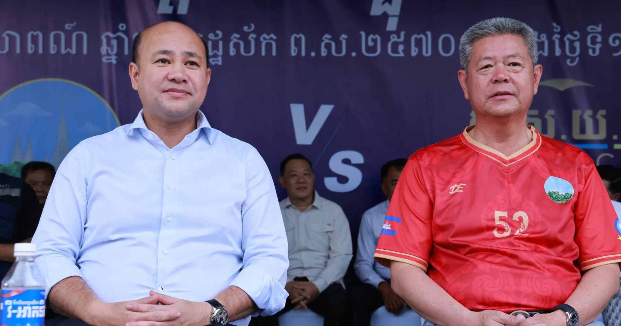 ការប្រកួតកីឡាបាល់ទាត់មិត្តភាពសប្បុរសធម៌ នៃកម្មវិធី «បេះដូងសប្បុរស ដើម្បីភូមិរង់ចាំ» នៅកីឡដ្ឋានខេត្តកណ្ដាល