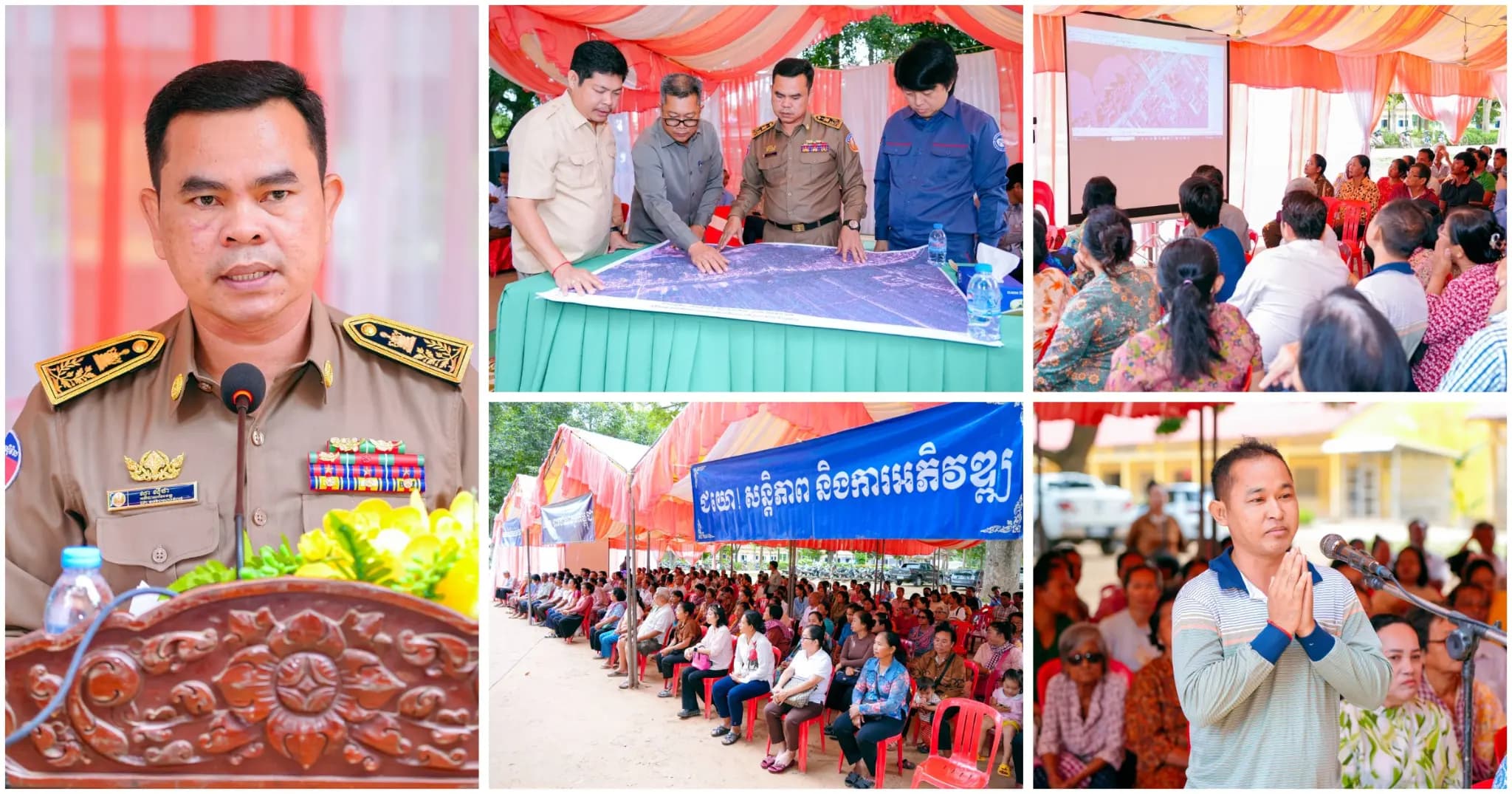 អាជ្ញាធរខេត្តកំពង់ចាម បើកវេទិកាសាធារណៈដោះស្រាយបញ្ហាដីចំណីអូរ ព្រែក និងទន្លេខ្ពប ជូនប្រជាពលរដ្ឋ ២៣៤គ្រួសារ ក្នុងស្រុកស្រីសន្ធរ